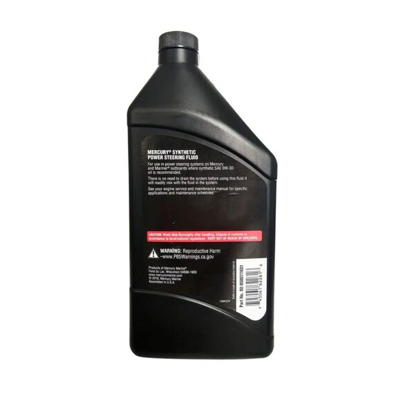 Fluido de Direção Hidráulica Sintético p/ Motores Verado e Zeus SAE0W30 - 946ml