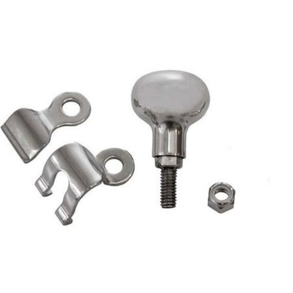 Knob em INOX p/ Volante c/ diâmetro até 1 polegada