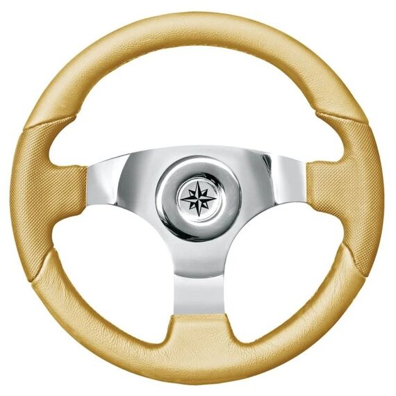 Volante Náutico em Poliuretano Savoretti T15A/35 - 35cm - Bege