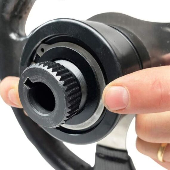 Volante Náutico em Poliuretano Savoretti T15B/35 - 35cm - Preto