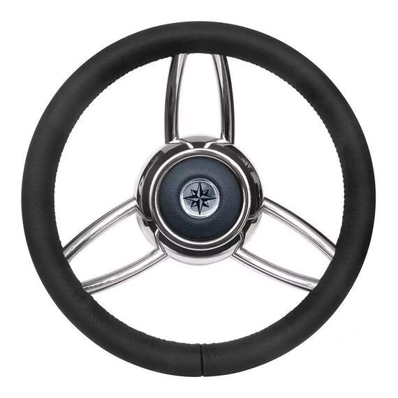 Volante Náutico em Poliuretano Savoretti T26B/35 - 35cm - Preto