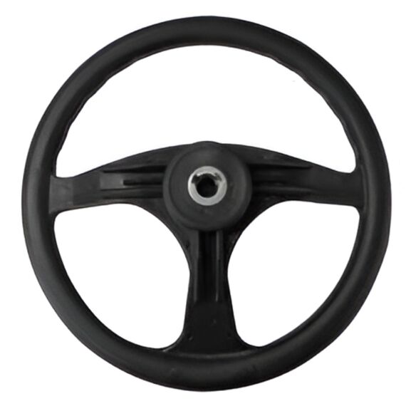 Volante Náutico Emborrachado Multiflex 340mm - Preto