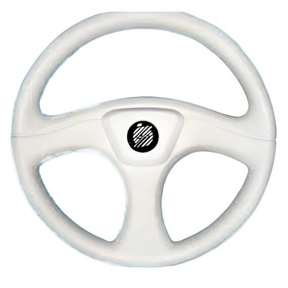 Volante Náutico Emborrachado Superflex 325mm - Branco