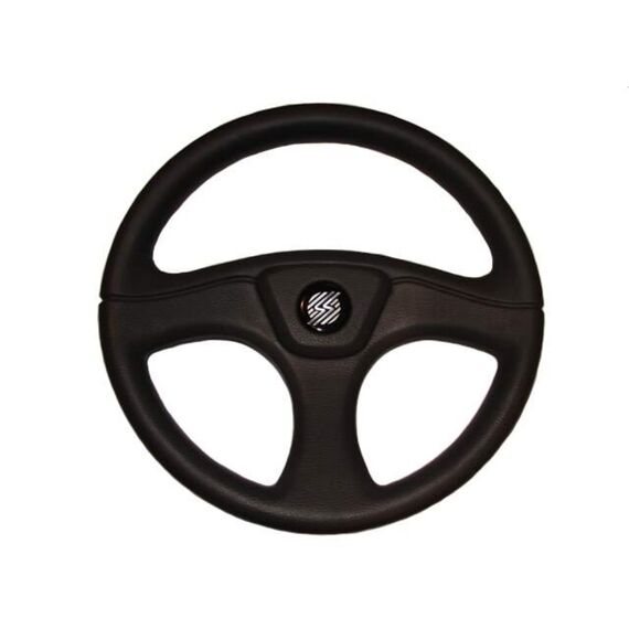 Volante Náutico Emborrachado Superflex 325mm - Preto