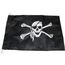 Bandeira de Pirata Dupla Face p/ Embarcações 32x23cm