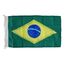 Bandeira do Brasil Dupla Face p/ Embarcações 40x25cm