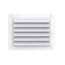 Grade de Ventilação Retangular em ABS - 140 x 125 mm