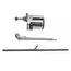 Kit Limpador de Para-brisa C/ Palheta, Haste e Motor em INOX