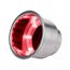 Porta Copos p/ Embarcações de Embutir em INOX - LED VERMELHO - Grande/Pequeno - C/ Antiderrapante
