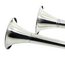 Buzina Corneta Elétrica Externa Dupla - INOX - 12V - Seachoice