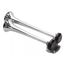 Buzina Corneta Metal Dupla c/ Compressor a Ar - Cromada - 12V