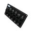 Painel Elétrico Marinizado c/ 6 Botões c/ Fusível e LED Individual - Preto - Horizontal - em Acrílico