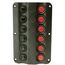 Painel Elétrico Marinizado c/ 6 Teclas Iluminadas c/ Circuit Breaker Individual - em ABS