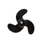 Hélice Johnson / Evinrude 3-4 HP 7.1/2 x 7 Pinada (Mod: 319774 Rot. Esquerda)