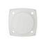 Puxador de Tampas de Embutir em ABS Branco