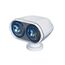 Farol de Busca Direcional Duplo p/ Embarcações Com Controle Remoto 12V - Lâmpada 2 x 55W