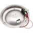 Luz De Cabine / Luminária Redonda 14 cm c/ Interruptor em INOX - 12v