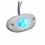 Luz de Cortesia em ABS - 4 LEDS - Azul - 12 V - Oval