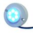Luz de Cortesia em ABS - 6 LEDS - Azul - 12 V - Redonda