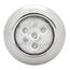 Luz p/ Cabine Interna / Cortesia em ABS Branca - 3 LEDS - 12 V - Sobrepor