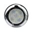 Luz p/ Cabine Interna / Cortesia em ABS Capa Cromada - 6 LEDS - 12 V - Embutir