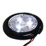 Luz p/ Cabine Interna / Cortesia em ABS Preta - 3 LEDS - 12 V - Sobrepor
