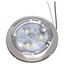 Luz p/ Cabine Interna / Cortesia em INOX estampado - 3 LEDS - 12 V - Sobrepor
