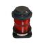 Luz de Navegação Mastro - Lente Vermelha 360°, Corpo em ABS Preto - HORIZONTAL