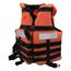 Colete Salva-Vidas Classe IV Plataforma Jaleco c/ Refletivo SOLAS - Tamanho Único - Mar & Cia - Laranja