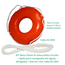 Kit Boia Circular Classe III - 50 cm - Ativa - Homologado + 20m Cabo Retinida - Branco