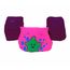 Colete Salva-Vidas Infantil Kids - Tamanho PP - Mar & Cia - Rosa/Roxo - Estrela