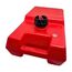 Tanque de Combustível p/ Embarcações s/ Pescador - Vertical Vermelho - 12 litros