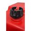 Tanque de Combustível p/ Embarcações s/ Pescador - Vertical Vermelho - 12 litros